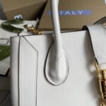 Gucci Jackie 1961 Medium Tote Bag White 30 cm 649016 0YK0G 9022 - Image 6