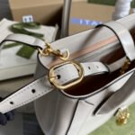 Gucci Jackie 1961 Medium Tote Bag White 30 cm 649016 0YK0G 9022 - Image 4