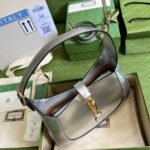 Gucci Jackie 1961 Small Bag 28 cm Silver 636709 1TR0G 8106 - Image 6