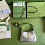 Gucci Jackie 1961 Small Bag 28 cm Silver 636709 1TR0G 8106 - Image 8