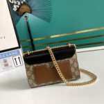 Gucci Padlock ‎Bag 20cm Black Brown 409487 KLQJG 9785 - Image 3