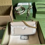 Gucci Padlock ‎Bag 22cm Beige White 735103 FABLH 9897 - Image 3