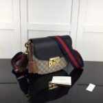 Gucci Padlock Bag 25cm Black Brown 453189 - Image 3