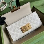 Gucci Padlock ‎Bag 22cm Beige White 735103 FABLH 9897 - Image 6