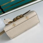Gucci Padlock ‎Bee Star Bag 20cm White 432182 DJ2LG 8711 - Image 5