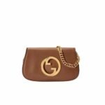 Gucci Blondie Shoulder Bag Brown 28Cm 699268 Uxx0G 2535