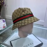 Gucci GG Ssima Soft Web Fedora Hat Beige - Image 4