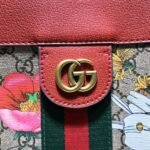 Gucci Ophidia GG Flora Medium Tote In Red 44cm - Image 6