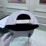 Gucci Gg Canvas Baseball Cap White - Image 6