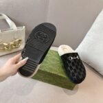 Gucci Women’s Mule With Horsebit Gg Suede In Black - Image 7