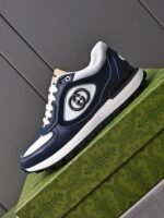 Gucci Double G Men’S Run Sneaker Blue - Image 6