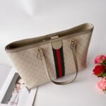 Gucci Ophidia Medium Tote Web Beige 631685 UULAG 9682 - Image 2