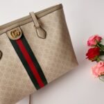 Gucci Ophidia Medium Tote Web Beige 631685 UULAG 9682 - Image 4