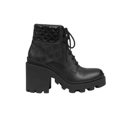 Gucci Gg Supreme Ankle Boots Black 659691 Uc810 1000