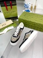 Gucci Men’S Gg Trainer Supreme Canvas Beige 669582 Upga0 1080 - Image 6