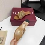 Gucci Women’s Slide Sandal With Horsebit Light Brown 834427 Aae05 2747 - Image 4