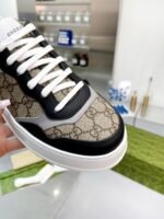 Gucci Men’S Gg Trainer Supreme Canvas Beige 669582 Upga0 1080 - Image 3