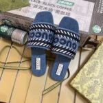 Gucci Women’s Slide Light Blue Denim 771589 FACK3 4609 - Image 3