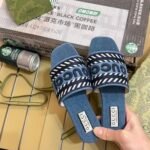 Gucci Women’s Slide Light Blue Denim 771589 FACK3 4609 - Image 4