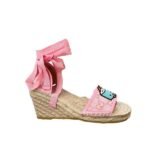 Gucci Women’S Gg Espadrille With Patch Pink