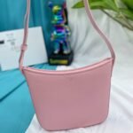 Celine Croque Bag In Triomphe Canvas And Calfskin Pink 19Cm 112272Cuz 04Lu - Image 2