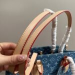 Louis Vuitton New Lv Remix Onthego Mm Denim Blue 35Cm M46871 - Image 6