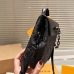 Louis Vuitton Nano Steamer Bag Taurillon Cowhide Monogram Black 14Cm M82772 - Image 5