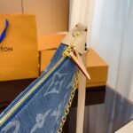 Louis Vuitton Loop Hobo Monogram Denim Bag Blue 35Cm - Image 9