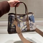 Hermes Garden Party Leather Handbag Brown 30cm - Image 2