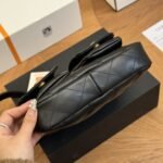 Chanel 24P Large Hobo Bag Glossy Leather Black 25Cm AS4668 B15543 94305 - Image 7