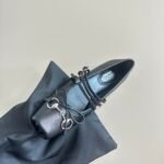 Gucci Women’s Horsebit Ballet Flat Sacchetto Black 814318 Aaea4 1000 - Image 2