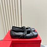 Gucci Women’s Horsebit Ballet Flat Sacchetto Black 814318 Aaea4 1000 - Image 4