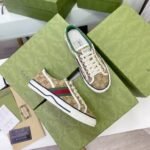 Gucci Tennis 1977 Sneaker Beige Abony 606111 HVK20 9766 - Image 5