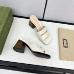 Gucci Signoria Slide Sandal In White 786595 Aaboc 9540 - Image 6