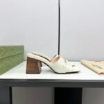 Gucci Signoria Slide Sandal In White 786595 Aaboc 9540 - Image 2