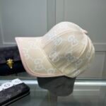 Gucci GG Monogram Baseball Cap Beige - Image 2