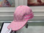 Gucci Gg Logo With Band Baseball Cap Pink - Image 5