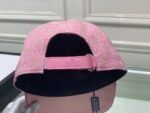 Gucci Gg Logo With Band Baseball Cap Pink - Image 4