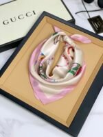 Gucci Flora Gucci Vintage Logo Print Scarf 70Cm - Image 2
