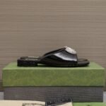 Gucci Gg Crystal Slippers Black - Image 3