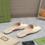 Gucci Gg Crystal Slippers White - Image 5