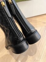 Gucci Leather Ankle Boots Black - Image 5
