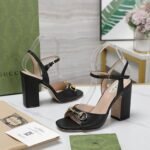 Gucci Women’S Horsebit Sandal Black 812292 C9D00 1000 - Image 5