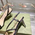 Gucci Black Mid Heel - Image 2