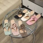 Gucci Women’S Gucci Blondie Thong Sandal Pink ‎739048 C9D00 5909 - Image 2