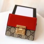 Gucci Red Padlock Wallet 10cm 453355 - Image 3