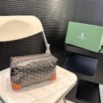 Goyard Bowling 25 Toiletry Black And Tan 24Cm - Image 2
