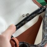 Goyard Plumet Pocket Wallet Black And Tan 22Cm - Image 3