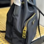 Prada Duet Re Nylon Bucket Bag Black 18Cm - Image 3