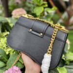 Prada Sidonie Saffiano Black 24cm - Image 4